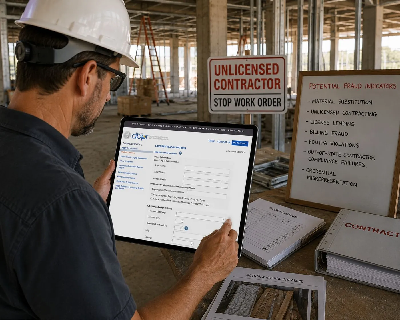 Construction Fraud and Misrepresentation