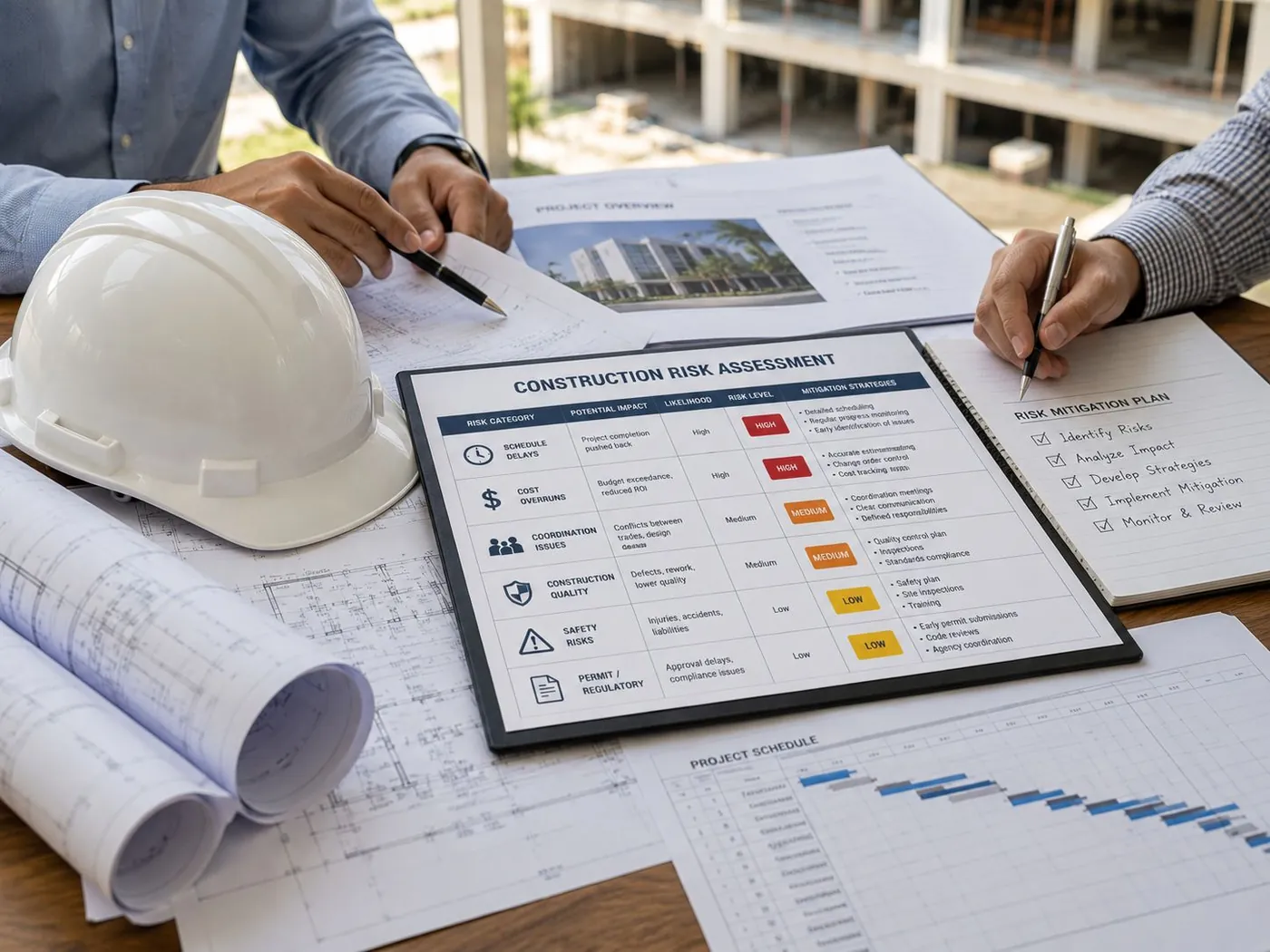 Construction risk assessment Florida owner representative