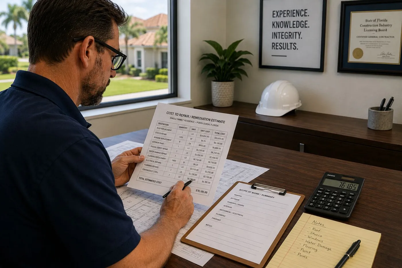 Cost to Repair and Remediation Estimating
