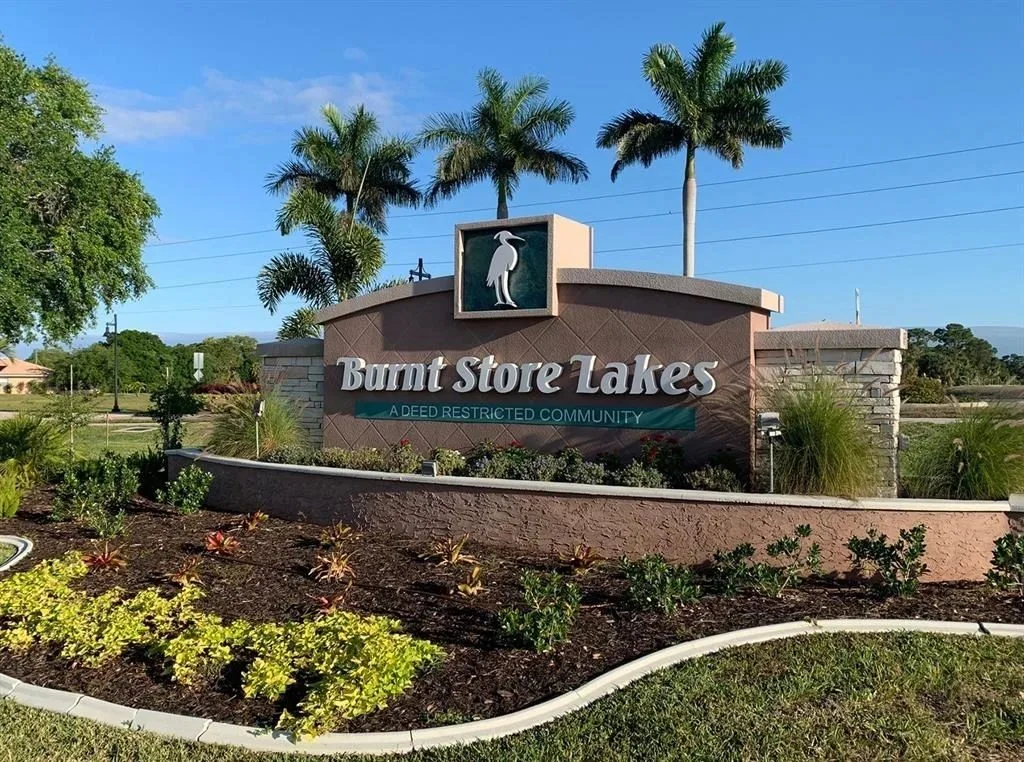 Burnt Store Lakes main entrance
