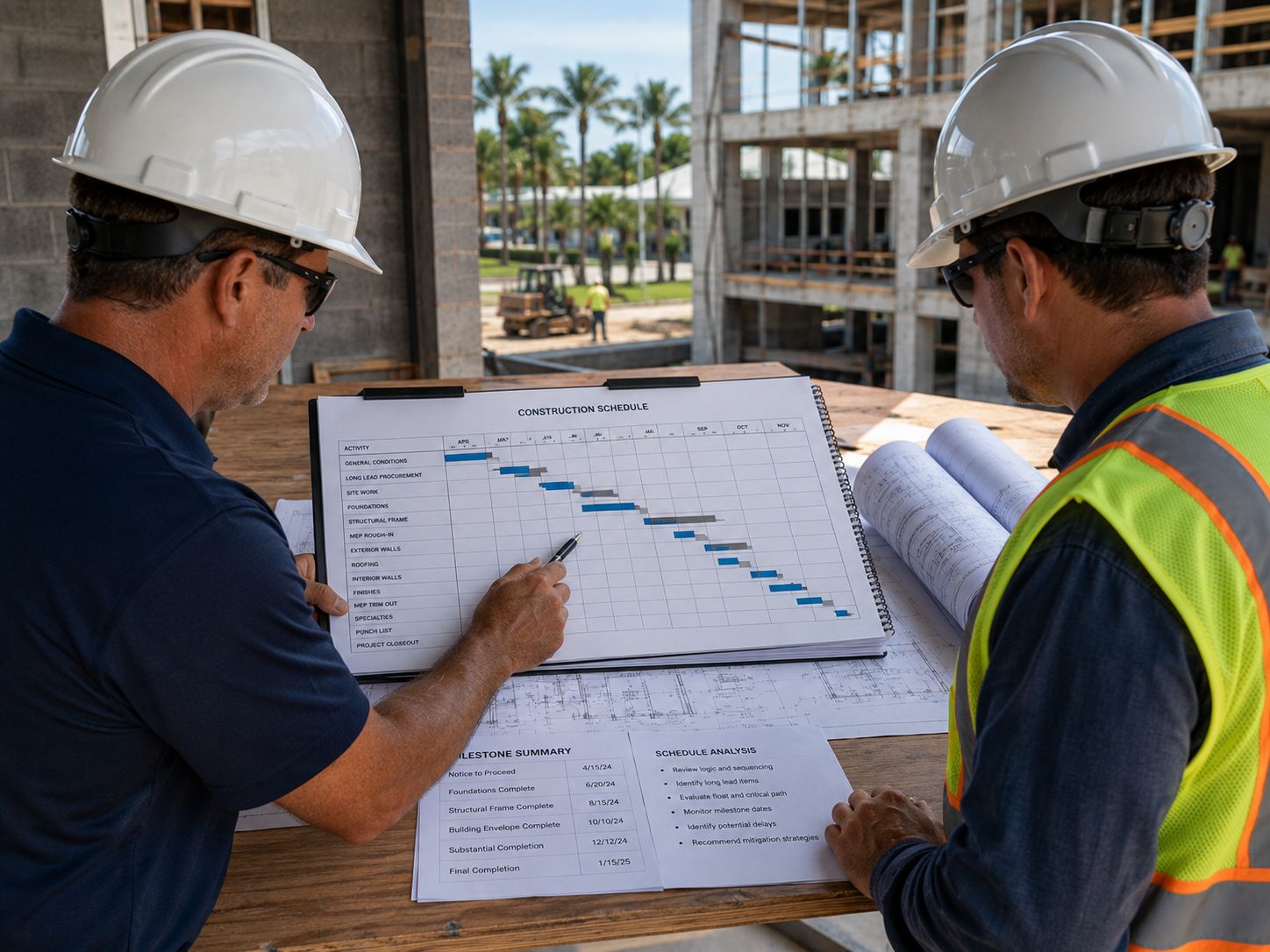 Construction Schedule Oversight
