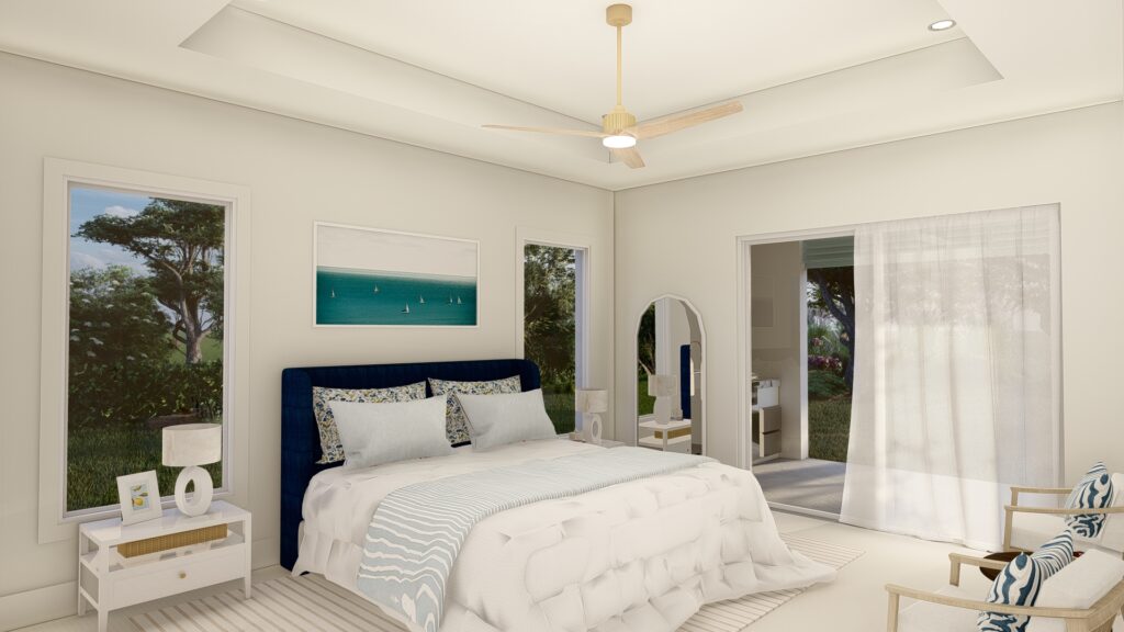 Master bedroom at 17449 Cape Horn Blvd, Punta Gorda